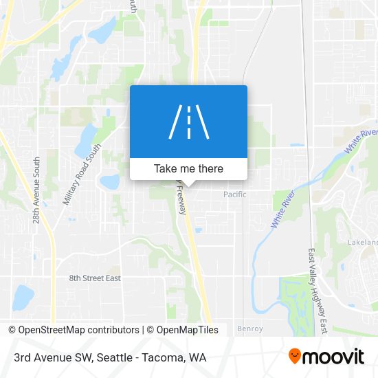 Mapa de 3rd Avenue SW