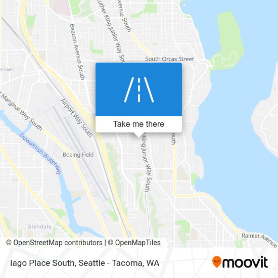 Mapa de Iago Place South