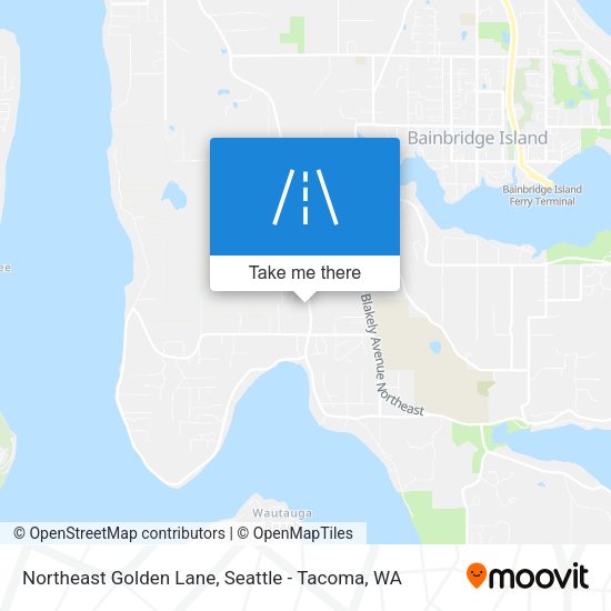 Northeast Golden Lane map