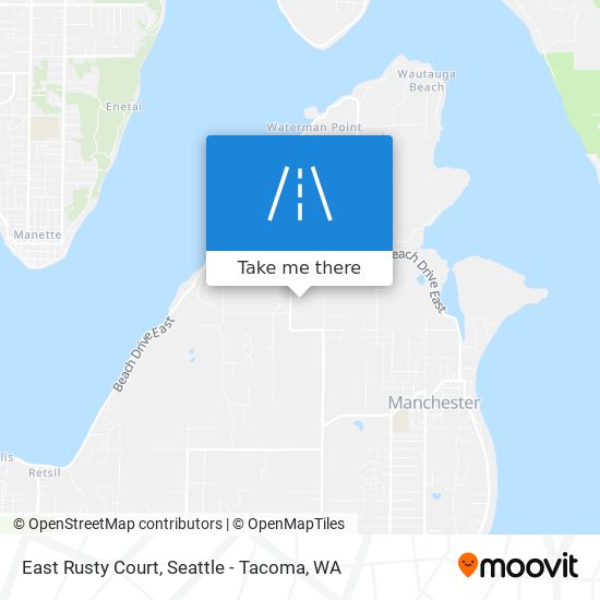 Mapa de East Rusty Court