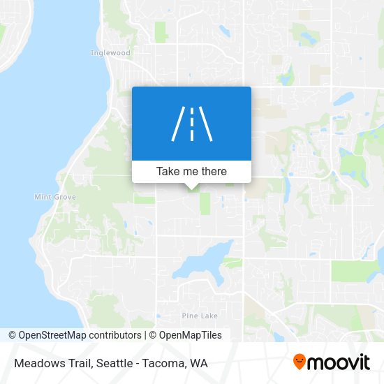Meadows Trail map