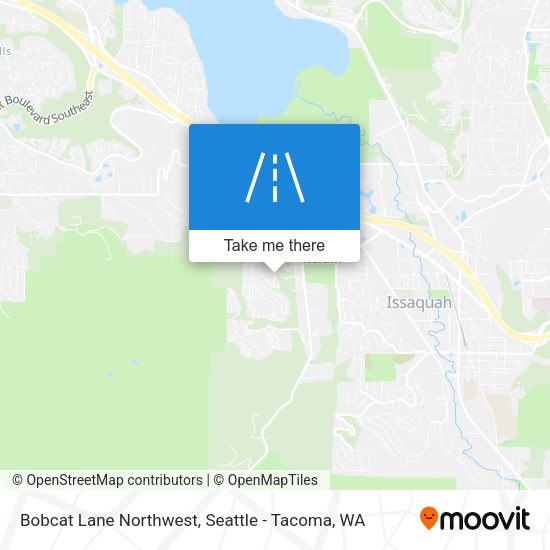 Bobcat Lane Northwest map