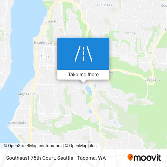 Southeast 75th Court map