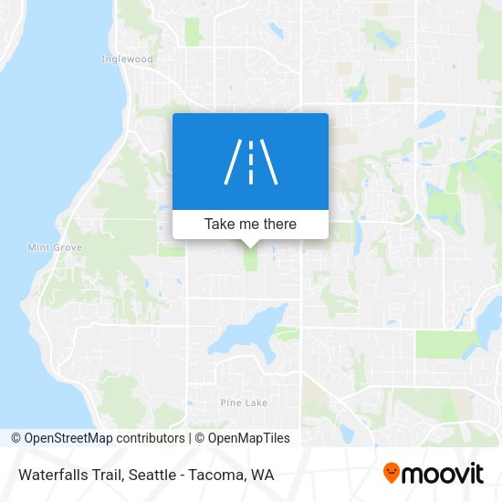 Waterfalls Trail map