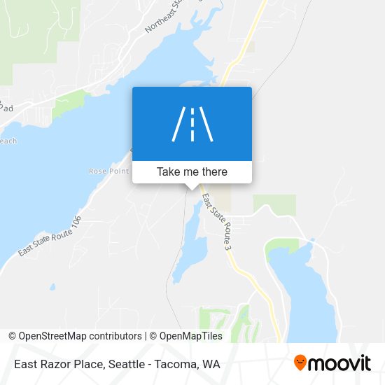 East Razor Place map