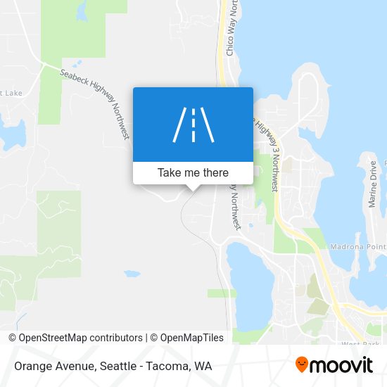 Orange Avenue map