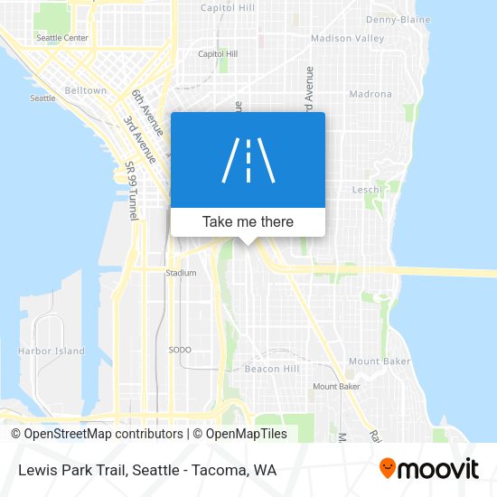 Mapa de Lewis Park Trail