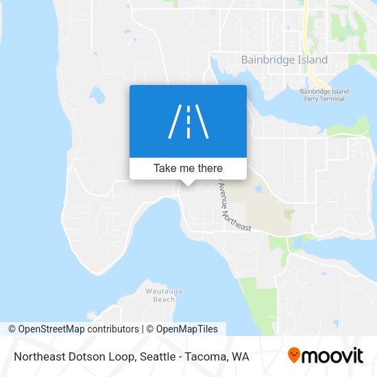 Northeast Dotson Loop map