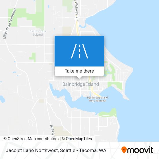 Jacolet Lane Northwest map