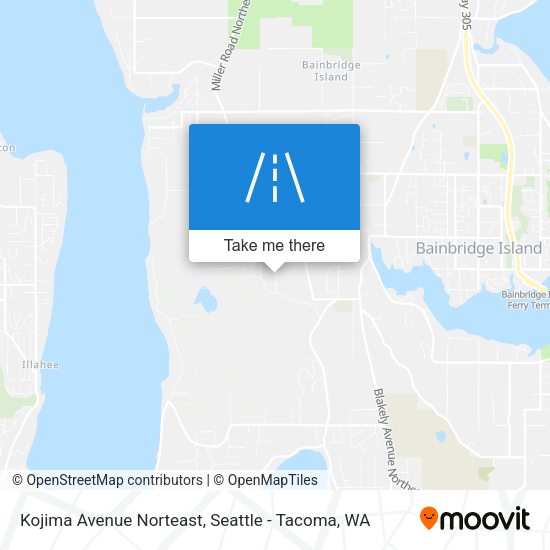 Kojima Avenue Norteast map