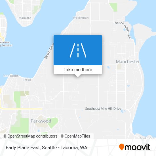 Eady Place East map