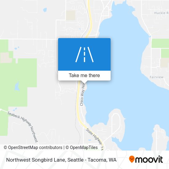 Northwest Songbird Lane map