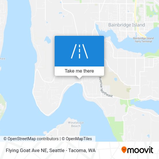 Mapa de Flying Goat Ave NE