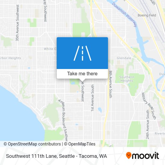 Southwest 111th Lane map