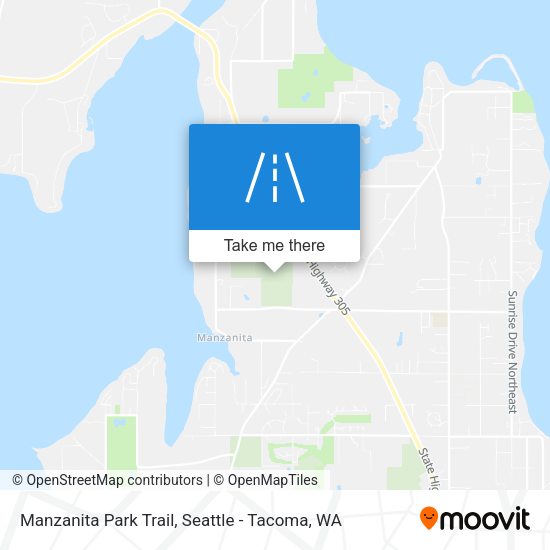 Mapa de Manzanita Park Trail