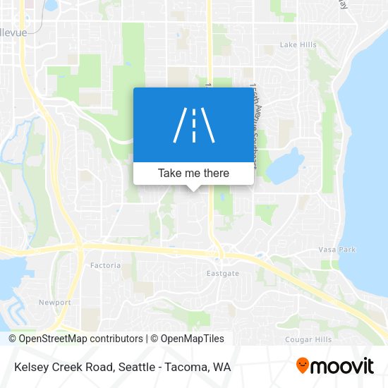 Kelsey Creek Road map