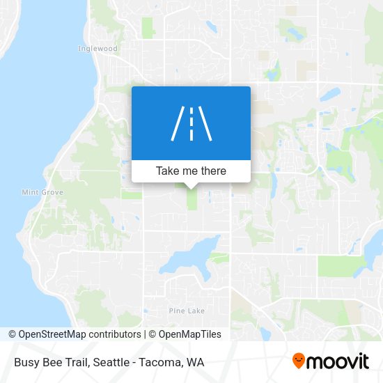 Busy Bee Trail map