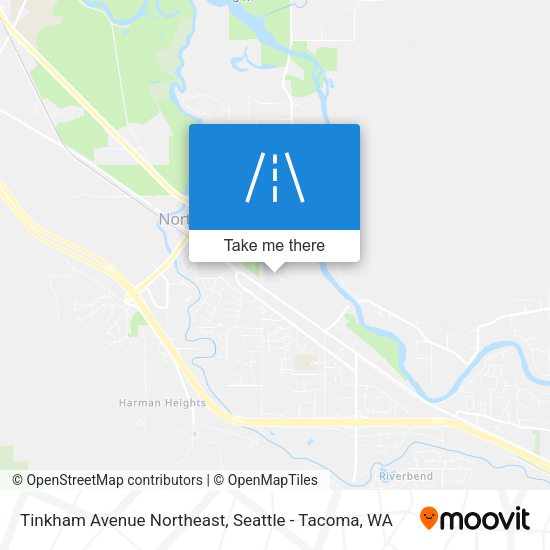 Mapa de Tinkham Avenue Northeast