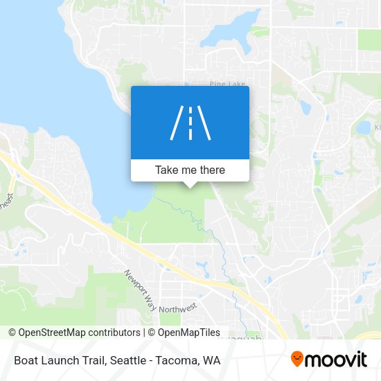 Boat Launch Trail map