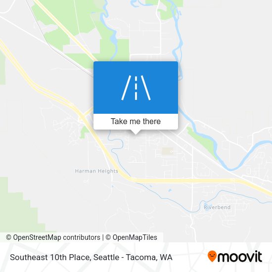 Mapa de Southeast 10th Place