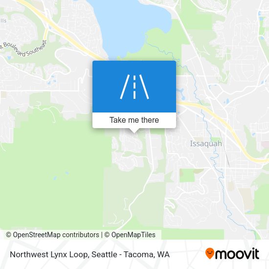 Northwest Lynx Loop map