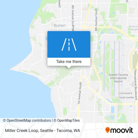 Miller Creek Loop map