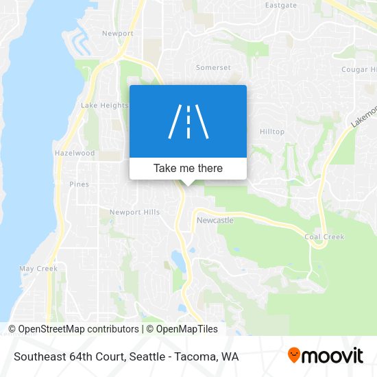 Southeast 64th Court map