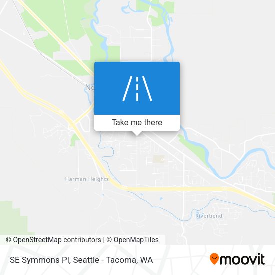 Mapa de SE Symmons Pl