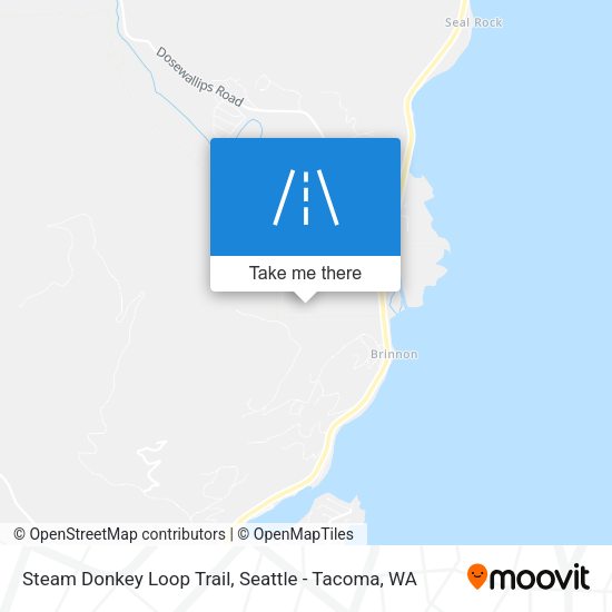 Steam Donkey Loop Trail map