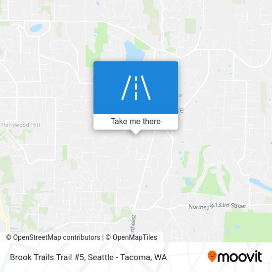 Brook Trails Trail #5 map