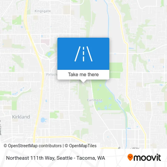 Northeast 111th Way map