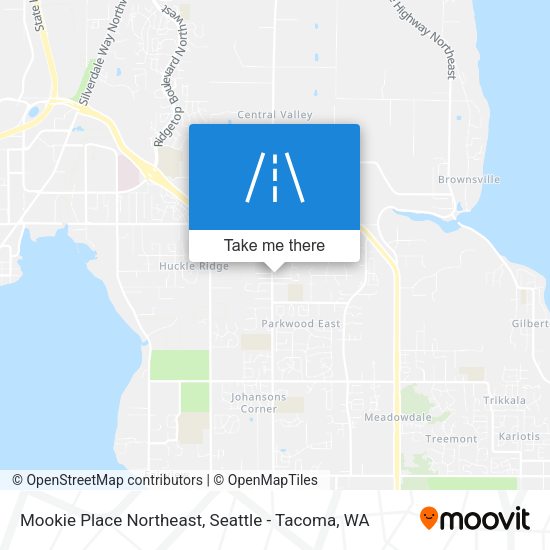 Mapa de Mookie Place Northeast