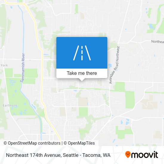 Northeast 174th Avenue map