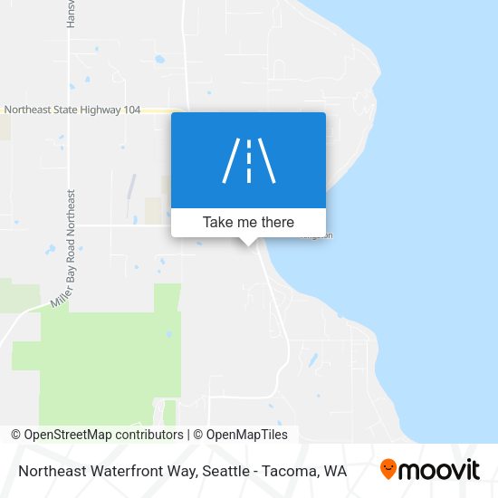 Mapa de Northeast Waterfront Way
