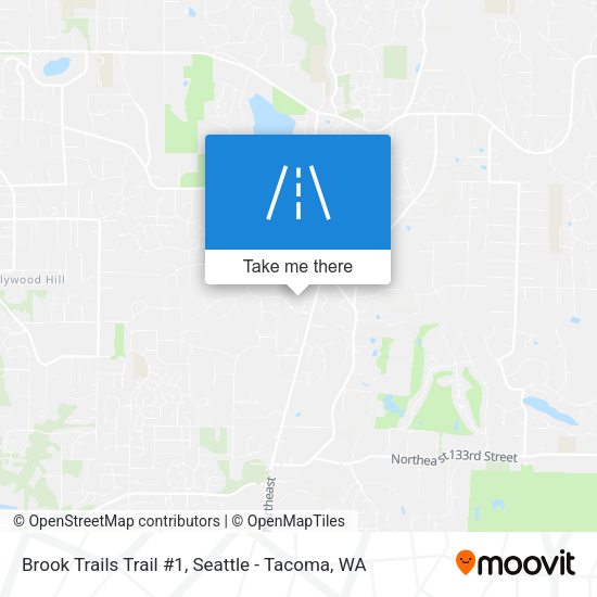 Brook Trails Trail #1 map