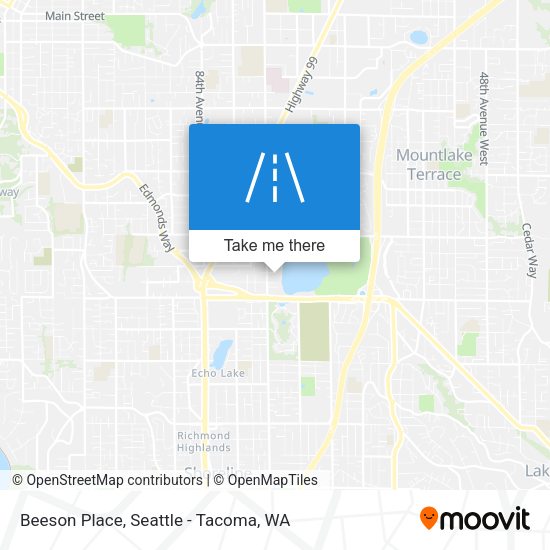 Beeson Place map