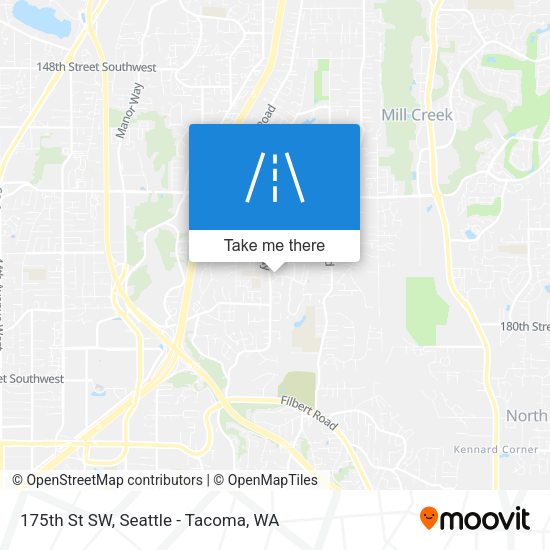 175th St SW map