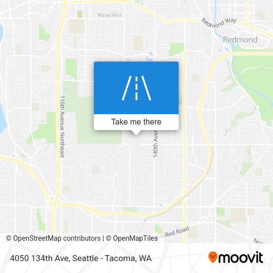 Mapa de 4050 134th Ave