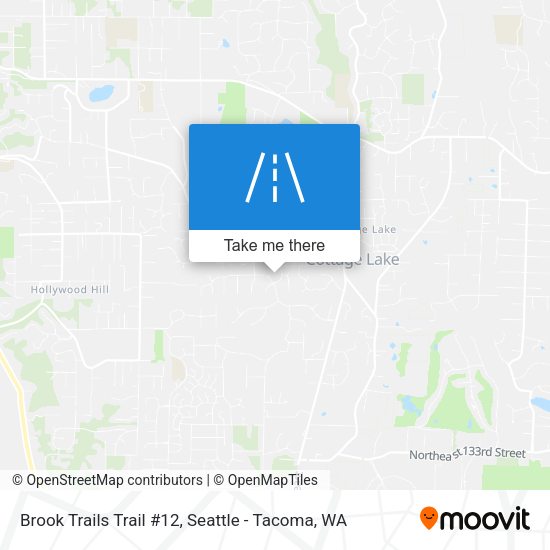 Brook Trails Trail #12 map