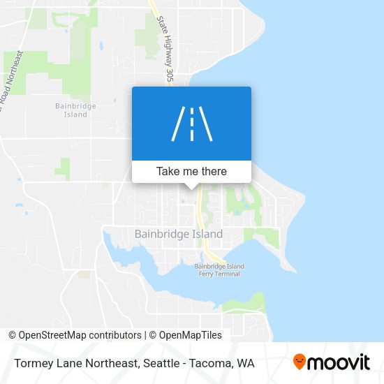 Tormey Lane Northeast map
