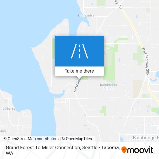 Grand Forest To Miller Connection map