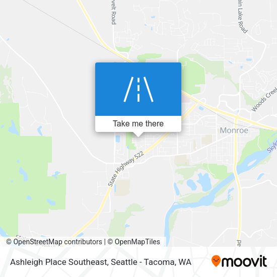 Ashleigh Place Southeast map