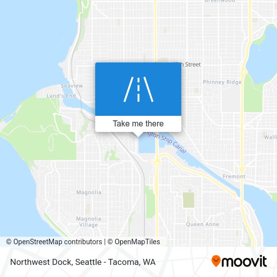 Northwest Dock map