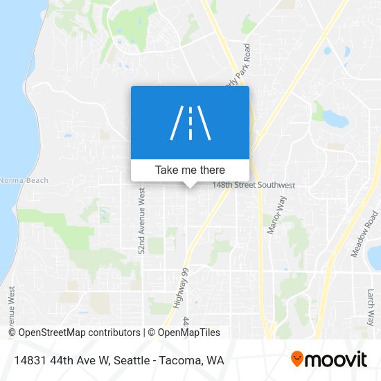 14831 44th Ave W map