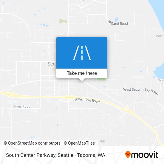 South Center Parkway map