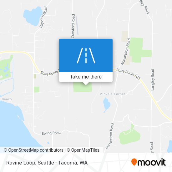 Ravine Loop map