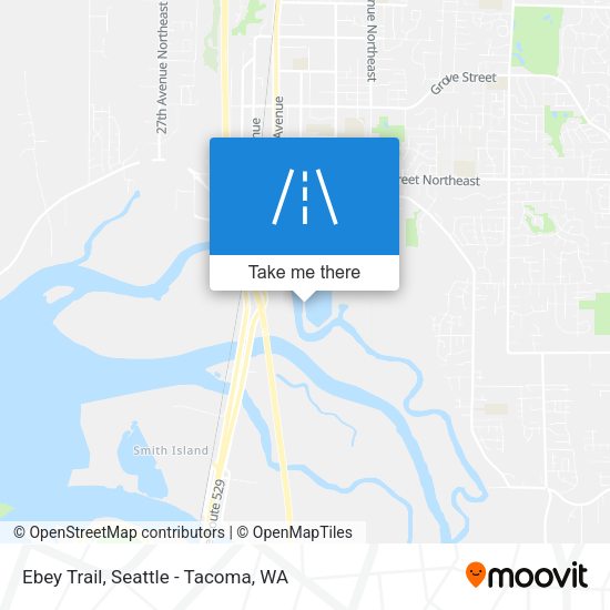 Ebey Trail map
