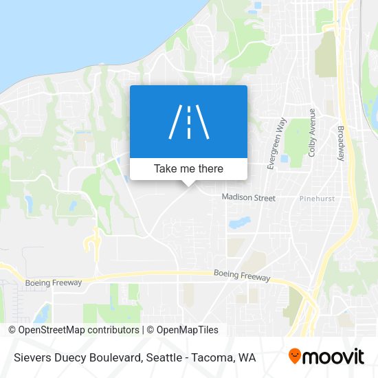 Sievers Duecy Boulevard map