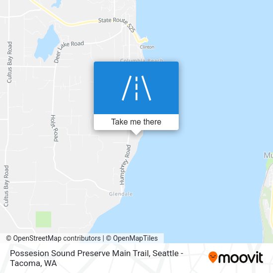 Possesion Sound Preserve Main Trail map