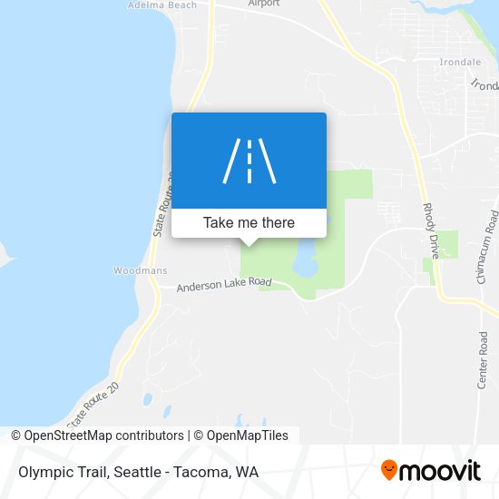 Mapa de Olympic Trail